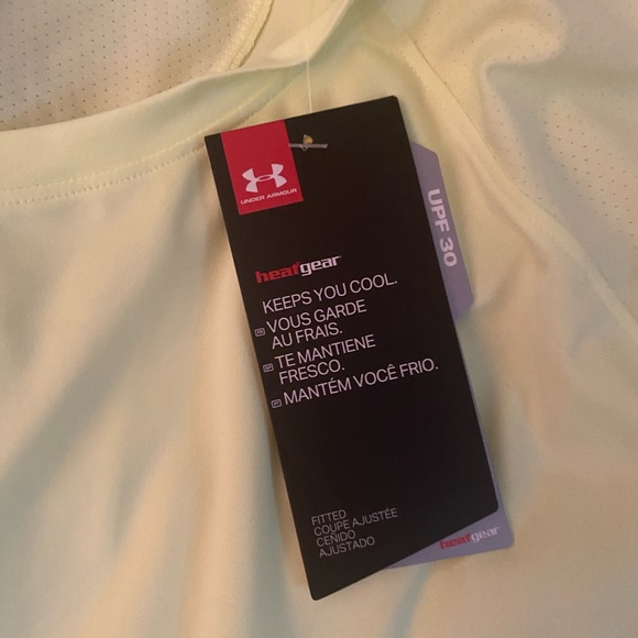 Under Armour fitted lime green xl long sleeve new - Picture 2 of 4